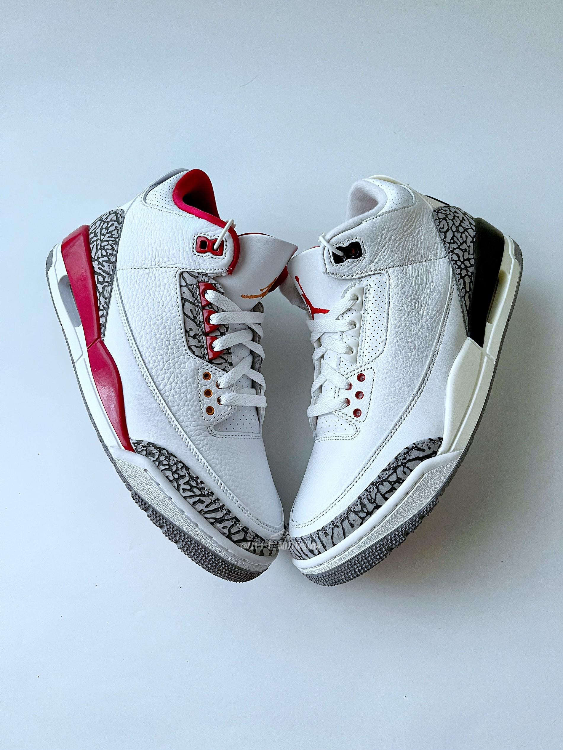 复古球鞋AJ3 | 白水泥和雀红你觉得那个更好看